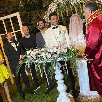 Hercai’nin yıldızları evlendi! Ebru Şahin anbean paylaştı Oya Unustası ile Ahmet Tansu Taşanlar düğün dansı sosyal medyayı salladı