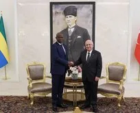 Gabon Cumhurbaşkanı Nguema’dan Başkan Erdoğan’ın davetine icabet! Bakan Güler askeri törenle karşıladı