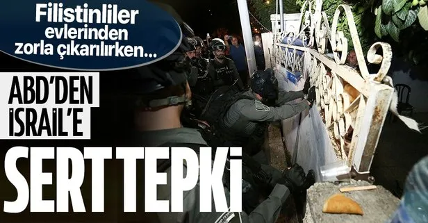 Son dakika! ABD’den Filistin halkını yerlerinden eden İsrail’e sert tepki