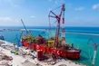 Osman Gazi Karadeniz’deki tarihi görevi için gün sayıyor! 96 metre yüksekliğinde ve 260 ton ağırlığındaki alev kulesinin montajı tamamlandı