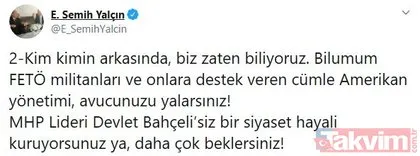 ABD Büyükelçiliği’nin FETÖ’cü Ergun Babahan’ın Bahçeli’yi hedef alan tweetini beğenmesine MHP’den sert tepki!