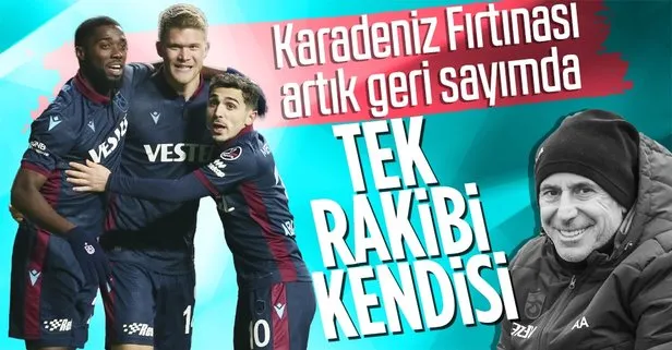 En yakın rakibine 15 puan fark atan Trabzonspor rekora odaklandı
