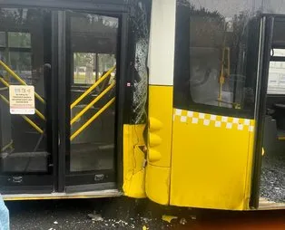 2 otobüs çarpıştı