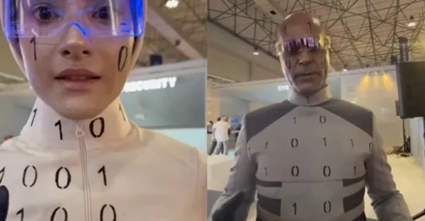 İnsansı robot diye tanıttılar insan çıktı! İran’ın teknoloji fuarı alay konusu
