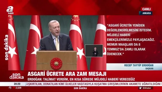 Son dakika bayram tatili | Başkan Erdoğan açıkladı: Kurban Bayramı 9 gün