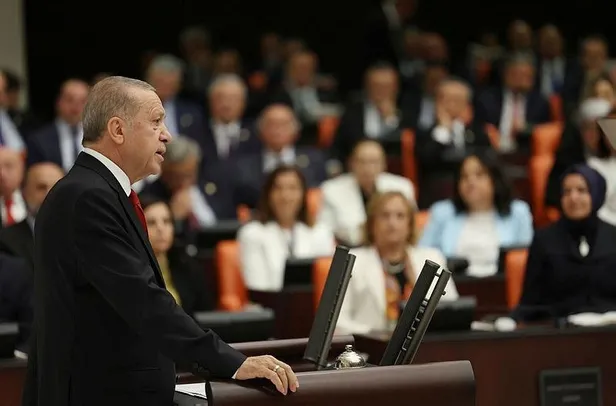 Başkan Erdoğan'dan TBMM'nin yeni yasama yılı açılışında önemli açıklamalar-14