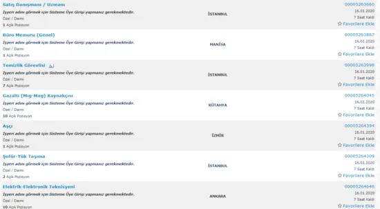 Temizlik, çağrı merkezi, kasiyer, kurye ve beden işçisi 2020 İŞKUR başvuru şartları nedir? İşte İŞKUR binlerce personel alım ilanı-5