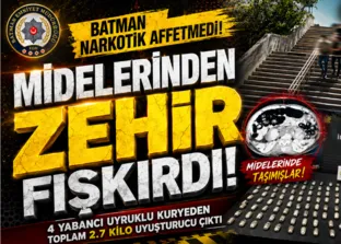Midede uyuşturucu sevkiyatı! Tutuklandılar!