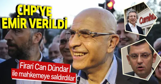 CHP ve firari Can Dündar, vatan haini "Enis Berberoğlu" için İstanbul 14. Ağır Ceza Mahkemesi'ne saldırdı