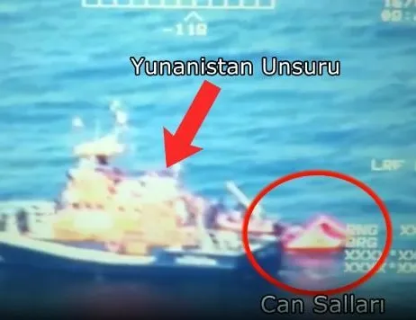 Yunan ölüme itti Türkiye kurtardı! Şok görüntü