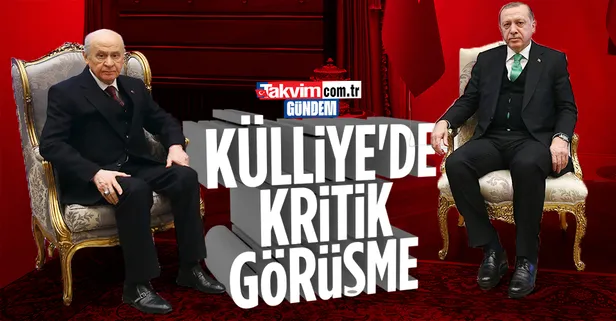 Son dakika: Başkan Erdoğan ile MHP Lideri Devlet Bahçeli arasında kritik görüşme