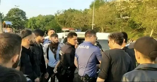 Kadıköy’de polise mukavemet eden 4 şüpheli gözaltına alındı