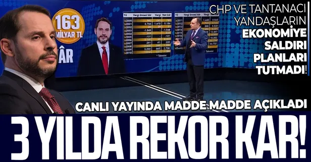 Merkez Bankası'ndan 3 yılda rekor kâr: Hazine ve Maliye Eski Bakanı Berat Albayrak döneminde 163 milyar TL