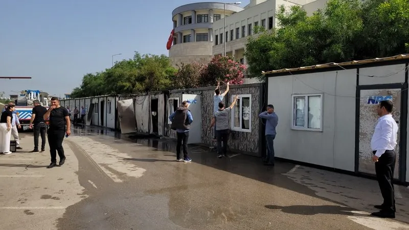 İskenderun Devlet Hastanesi'nde yangın çıktı! 3 konteyner kül oldu! Facia gibi yangının nedeni...-5