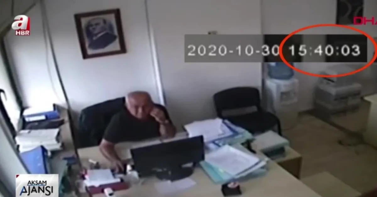 İzmir'deki 6.6'lık depreme damga vuran görüntü! Binanın sarsılmasına aldırış etmeden telefonla konuştu