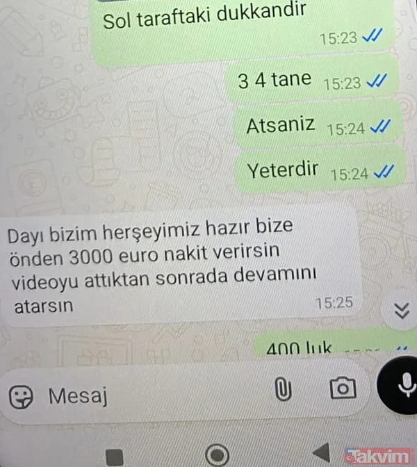 Haraç çetesinin WhatsApp yazışmaları ortaya çıktı: Sol taraftaki dükkana 3-4 tane atsanız yeter! Önden para istediler - 6