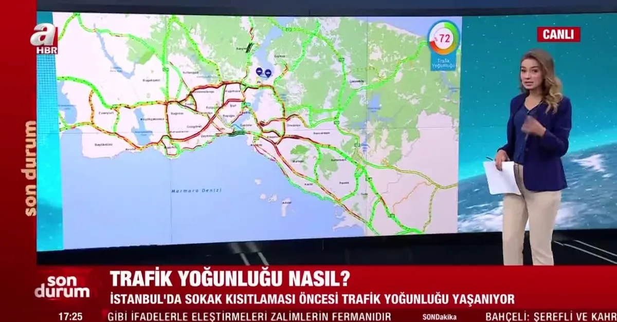 Son Dakika Sokaga Cikma Yasagi Oncesinde Trafik Yogunlugu Istanbul Trafik Durumu Sokaga Cikma Yasagindan Kimler Muaf Olacak Takvim
