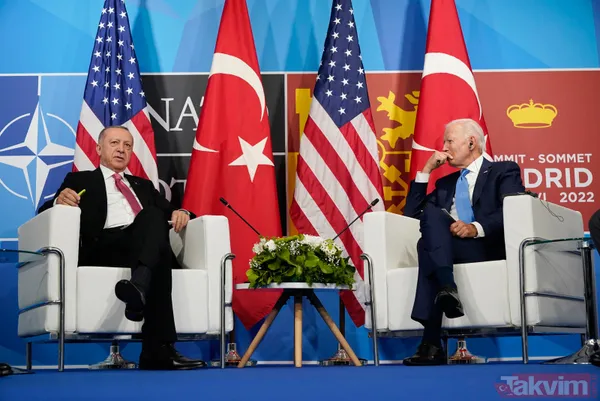 Madrid'de Türkiye - ABD zirvesi! Başkan Recep Tayyip Erdoğan, ABD Başkanı Joe Biden ile bir araya geldi - 12