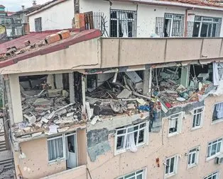 Doğalgaz bomba gibi patladı