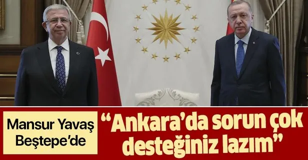 Başkan Erdoğan, Ankara Büyükşehir Belediye Başkanı Mansur Yavaş’ı kabul etti! Masada Ankara’nın sorunları var