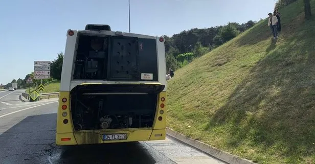 Son dakika: Kartal’da içinde yolcu bulunan İETT otobüsünde korkutan yangın