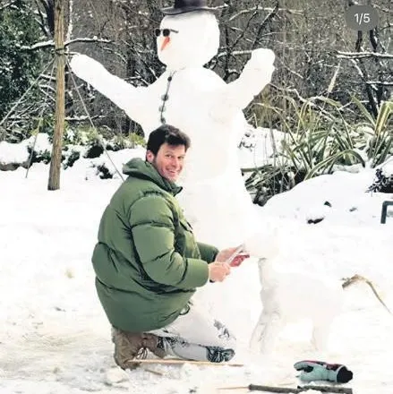Dünyanın en güzel kardan adamı
