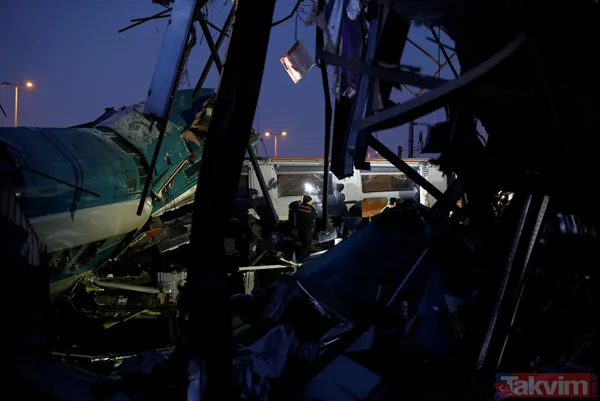 Son dakika: Ankara'da tren kazası! Yüksek Hızlı Tren ile banliyö treni çarpıştı - 32