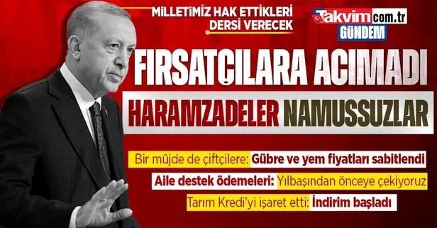 Başkan Erdoğan’dan Kabine sonrası sıraladı: Çiftçiye müjde! Tarım Kredi’de ucuza ürün, fırsatçılara sert sözler