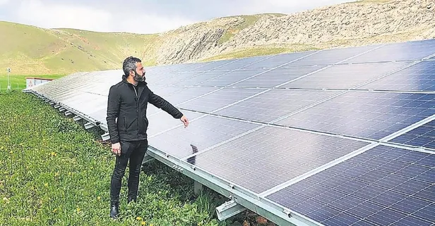 Hibe aldı, boş tarlaya enerji tesisi kurdu