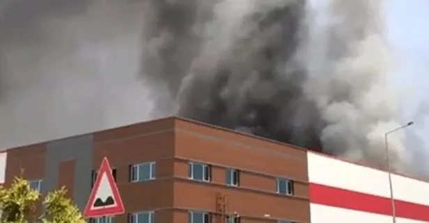 Son dakika: Ankara'da fabrika yangını!
