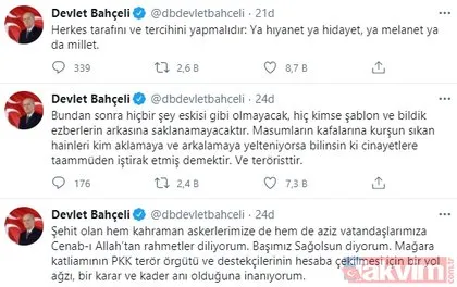 Hain terör örgütü PKK Gara’da 13 sivili şehit etti! Tepki üstüne tepki yağıyor: Hiçbir şey eskisi gibi olmayacak!