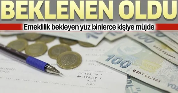 emeklilik bekleyen yuz binlerce kisiye