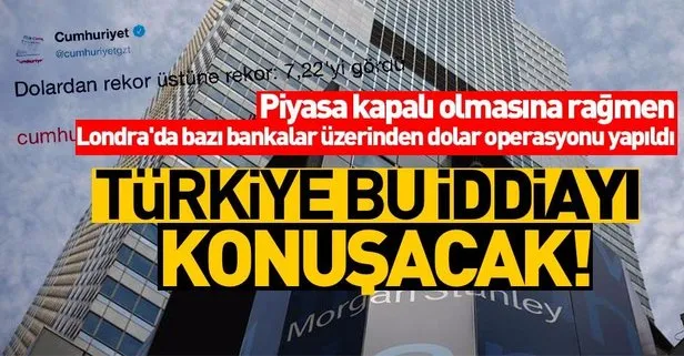 Son dakika iddiası gündemi sarsacak! Türkiye’ye Londra merkezli dolar operasyonu!