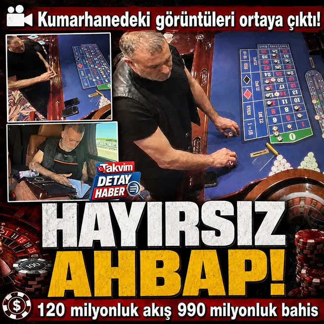 Haluk Levent’in kumarhanedeki görüntüleri ortaya çıktı!