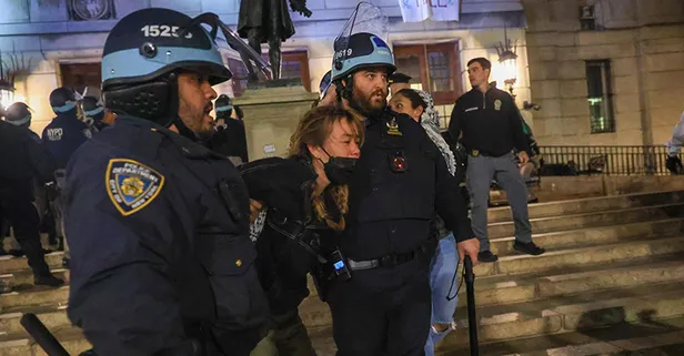 ABD'de Filistin şiddeti durmuyor! Kampüsün etrafı sarıldı! Polis Güney California Üniversitesi'nde kampüsü dağıttı!
