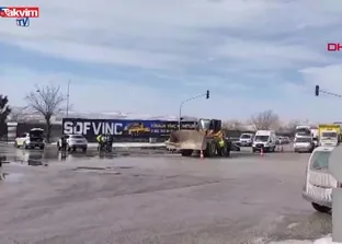 Gaziantep’te feci ölüm: İş makinesi motosikletliyi ezdi