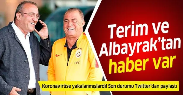 Koronavirüse yakalanan Fatih Terim ve Abdurrahim Albayrak’tan haber var