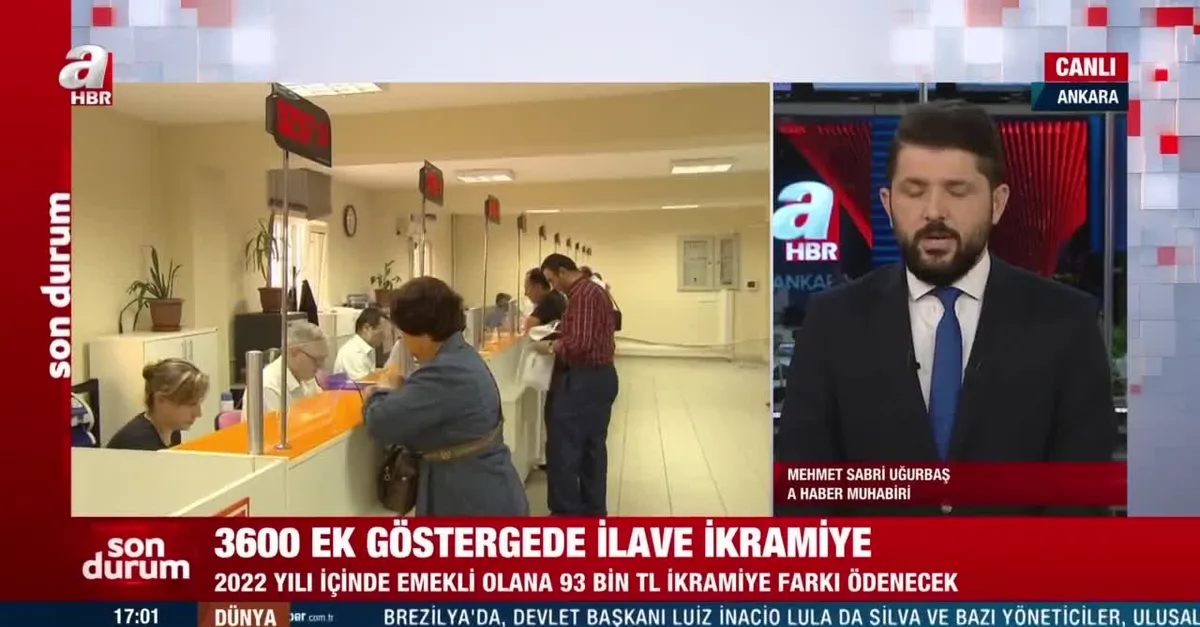 3600 ek göstergede ikramiye farkı!