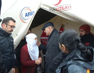 Son dakika haberi... İçişleri Bakanı Süleyman Soylu'dan depremzedelere ziyaret