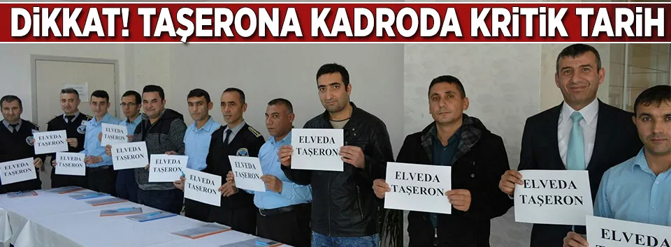 Taşerona kadroda son tarih yarın