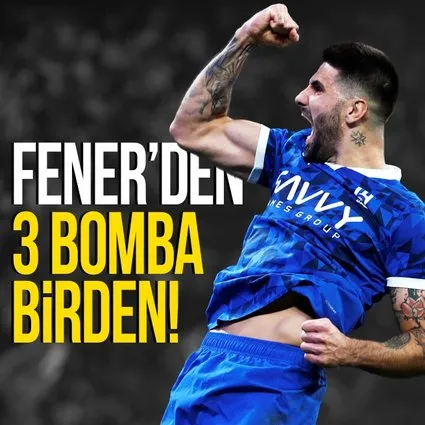 Fenerbahçe’den 3 bomba birden!