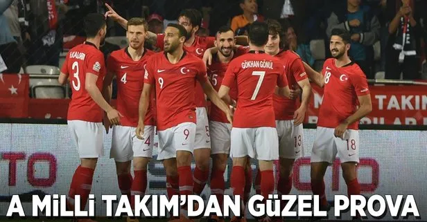 A Milli Takım'dan güzel prova