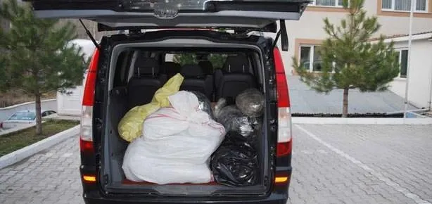 2 operasyonda 370 kilo esrar