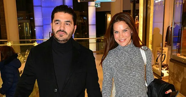 Ebru Şallı ve sevgilisi Uğur Akkuş kayak tatiline çıktı