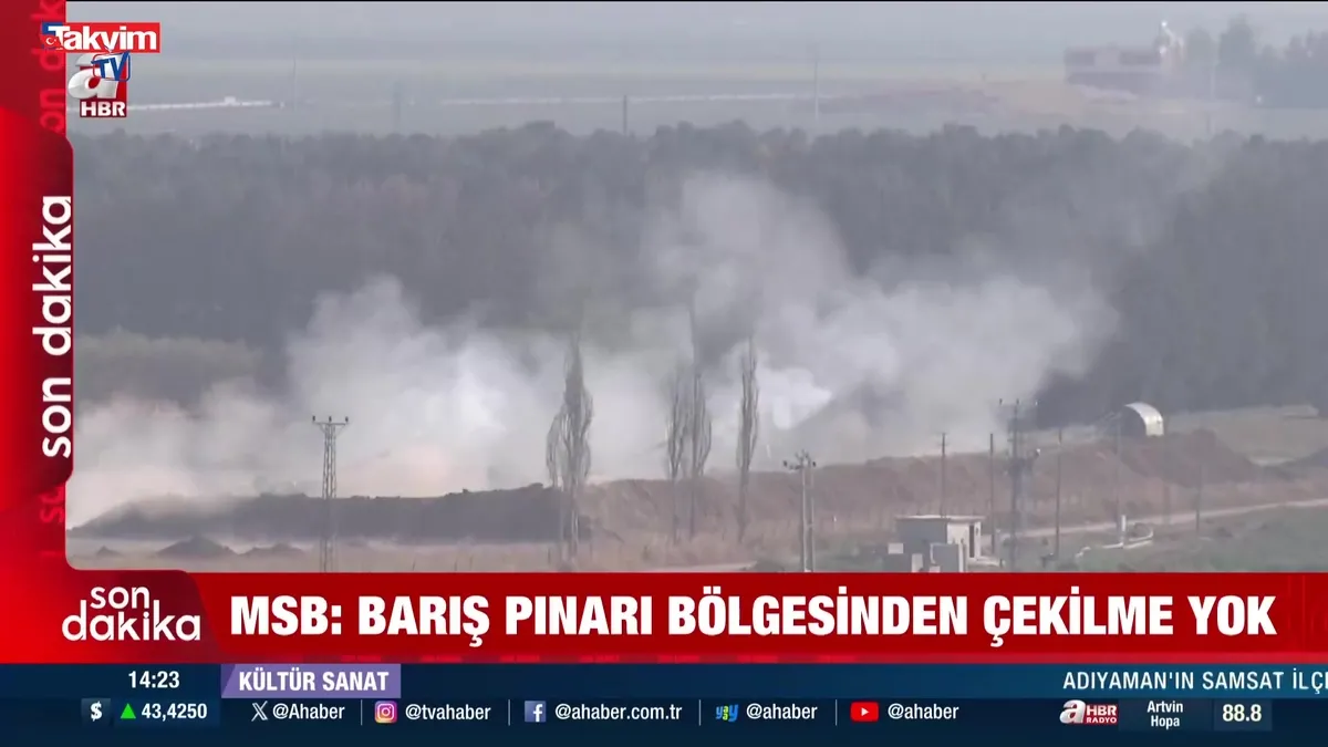MSB: "Barış Pınarı'ndan çekilme yok!"