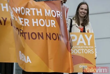 İngiltere’de sağlık sistemi krizi alarm veriyor! Doktorlar bu yıl beşinci kez greve gitti