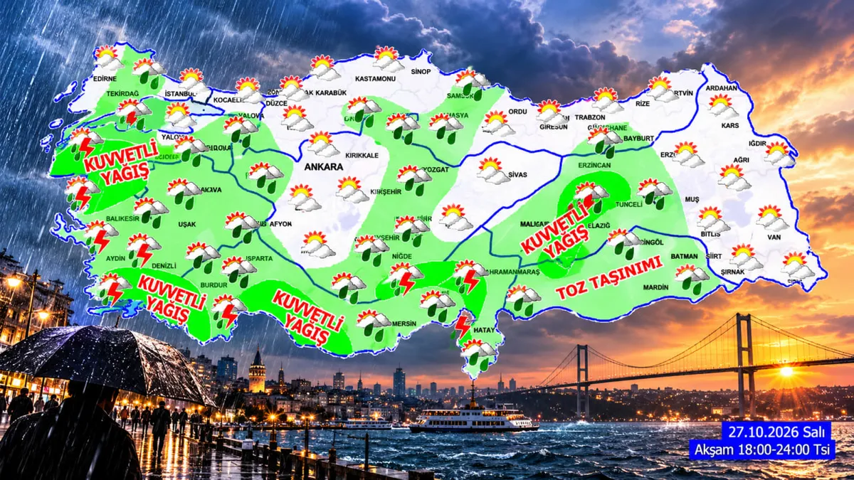 SAĞANAK, FIRTINA, SEL: BÖLGE BÖLGE HAVA DURUMU -4