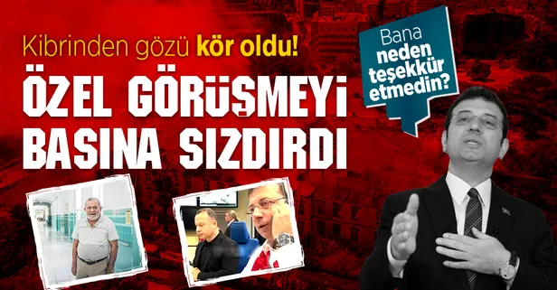İmamoğlu'nun kibri gözünü kör etti: Özel görüşmeyi basına servis etti