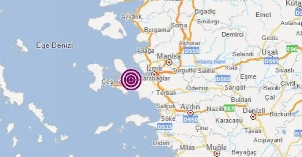 SON DAKİKA! İzmir Körfezi’nde korkutan deprem! AFAD’dan açıklama geldi