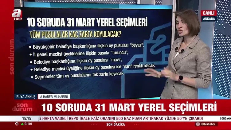 10 soruda 31 Mart yerel seçimleri